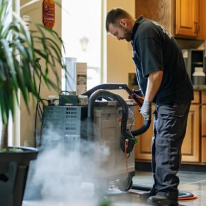 2e4d6ae3-9789afb9-12c0-47ce-b42b-da46d4c34907.webp Professional technician using advanced smoke odor removal equipment in a clean home environment