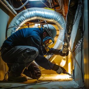 hvac-0fc1f08a-d9d4b390-809a-43a0-a53d-85f4e6cb3351.webp HVAC technician cleaning air ducts after water damage to improve indoor air quality