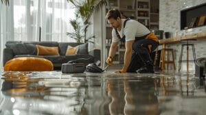 of-a-a-focused-technician-use-15ad3cc4-e919-42de-bc28-1e1a5fffb8f8.webp a focused technician uses advanced drying equipment in a sleek, modern living room, meticulously addressing the aftermath of water damage with precision and professionalism.