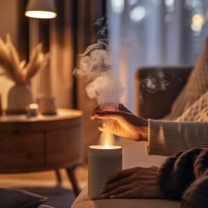 using-natural-odor-fe8f745d-066b1194-8ec6-4c1e-932b-734885ff950d.webp Cozy living room with a person using natural odor absorbers to eliminate smoke smell
