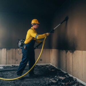 96a8a888-c7e4-4f17-91d9-699c02f30b54.webp Professional smoke damage restoration technician cleaning soot from walls