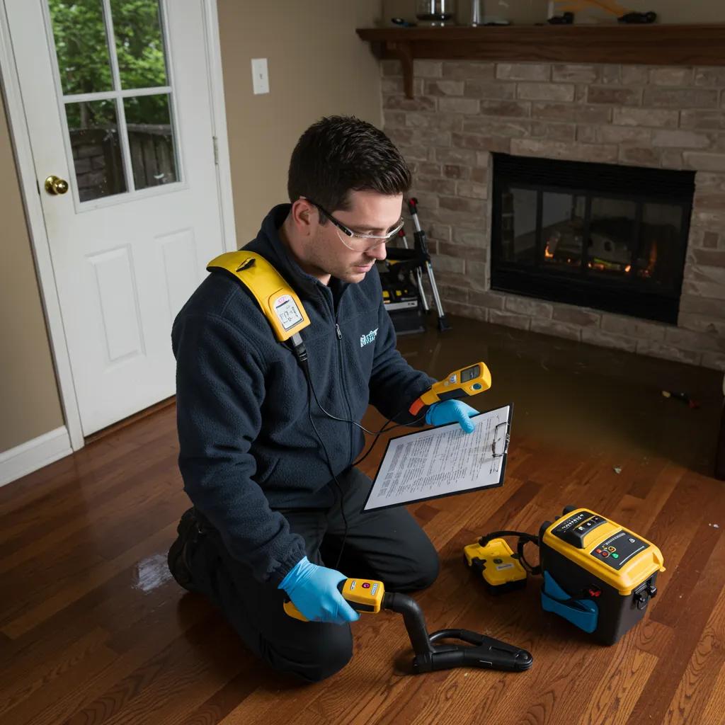 Image showcasing Restoration Experts: Water Damage Restoration Steps.